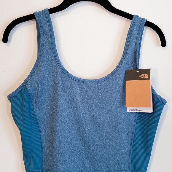 The North Face NWT Dune Sky Onsie Blue Coral Heather - Picture 7 of 8